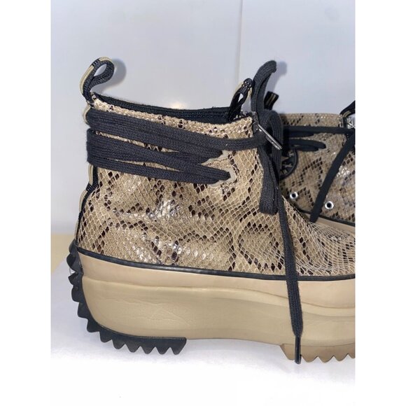 Converse Run Star Hike High Snakeskin Zip Chunky Boot 170056C Women's Size 6.5 - Picture 2 of 11